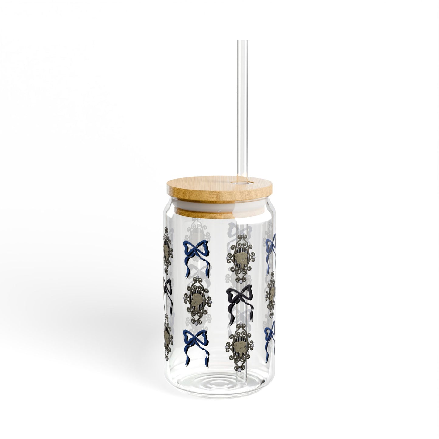 Midnight Gallery Glass Can Cup , Stylish Drinkware, Perfect for Parties, Gifts, Home Decor, Sustainable Living