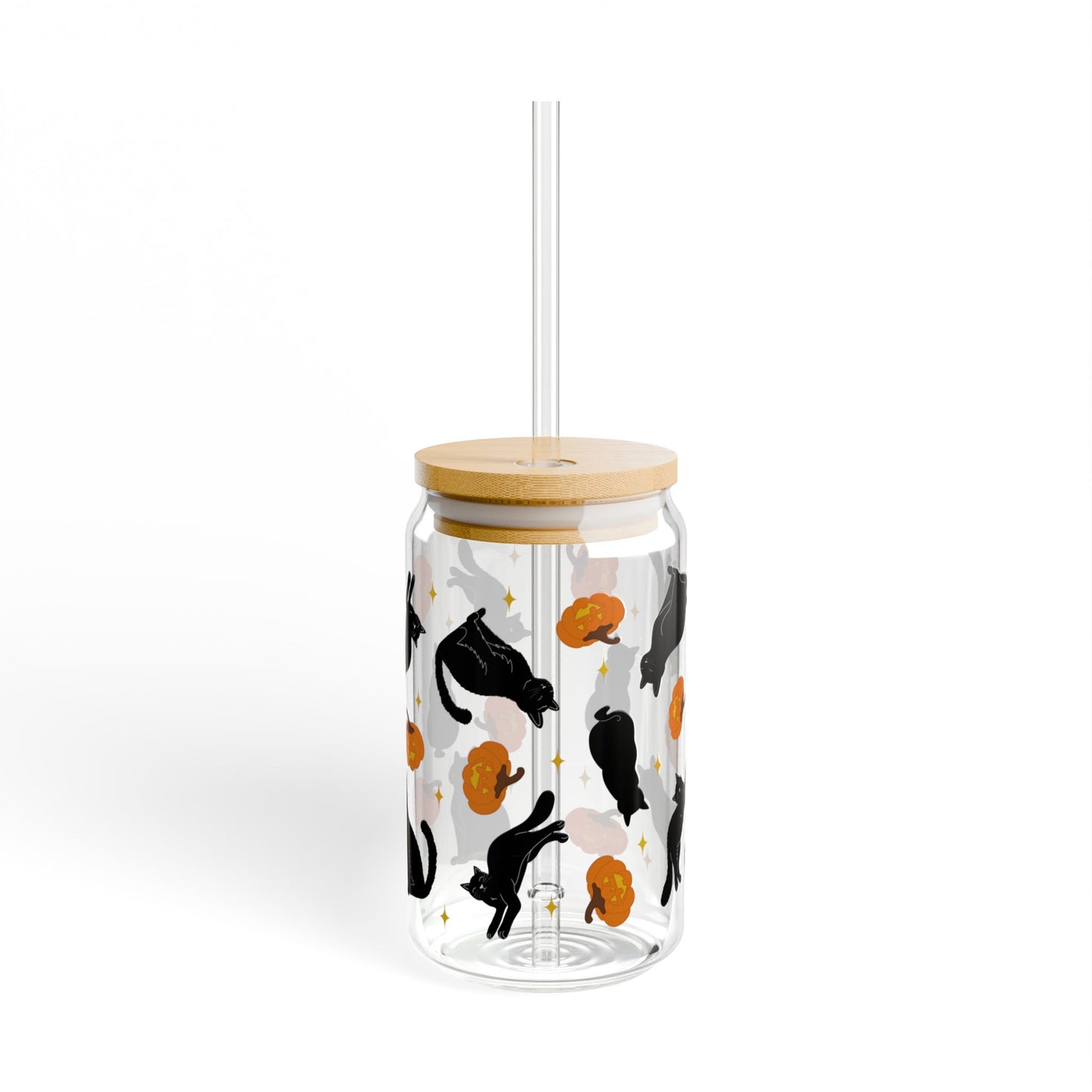 Black Cat Pumpkin Patch, Halloween Decor, Gift for Cat Lovers, Fall Drinks, Cute Halloween Kitchenware, Black Cat Party Supplies