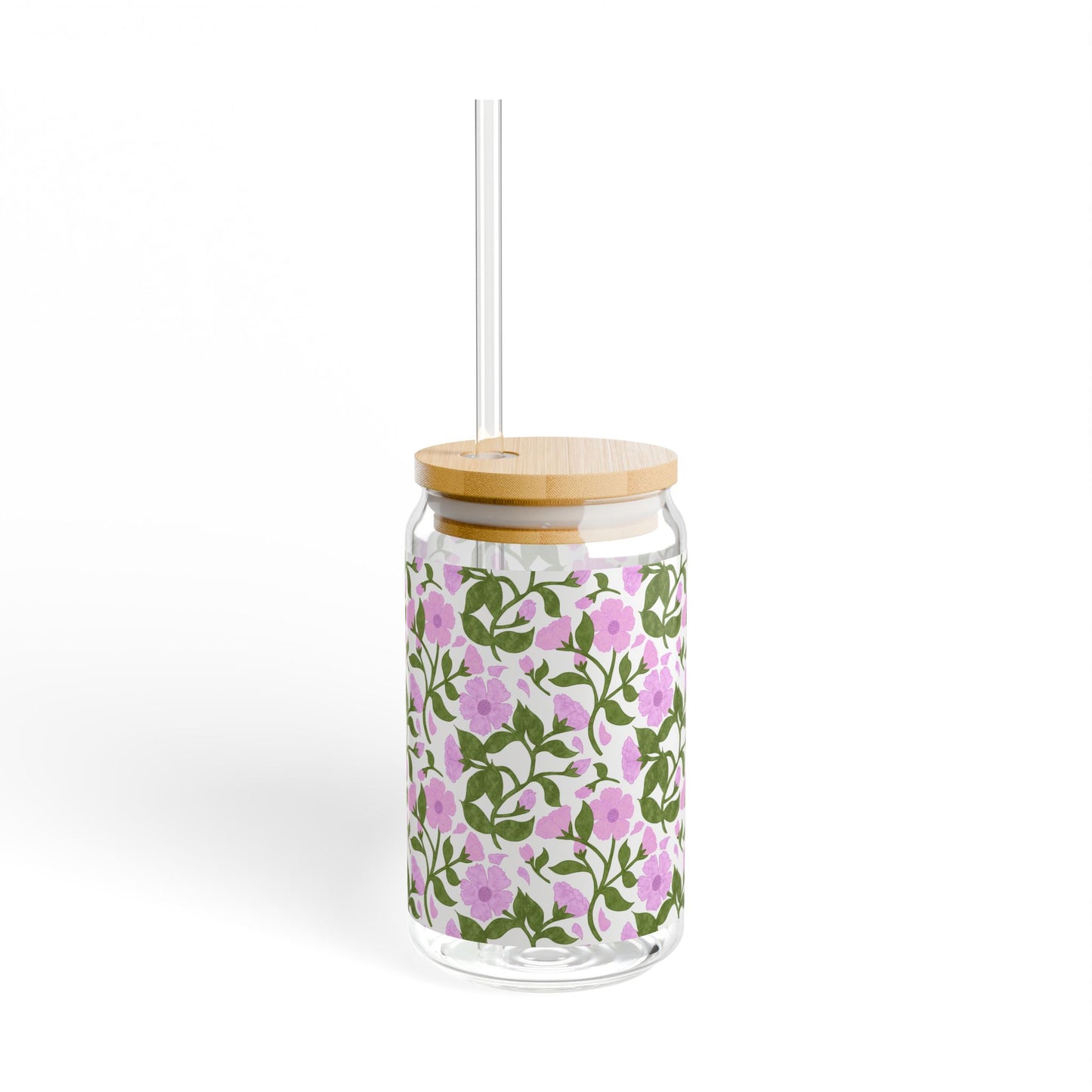 Blooming Grace Sipper Glass, Drinkware for Summer, Eco-Friendly Jar with Straw, Perfect for Picnics and Gardens, Gift for Her, Sustainable [...]