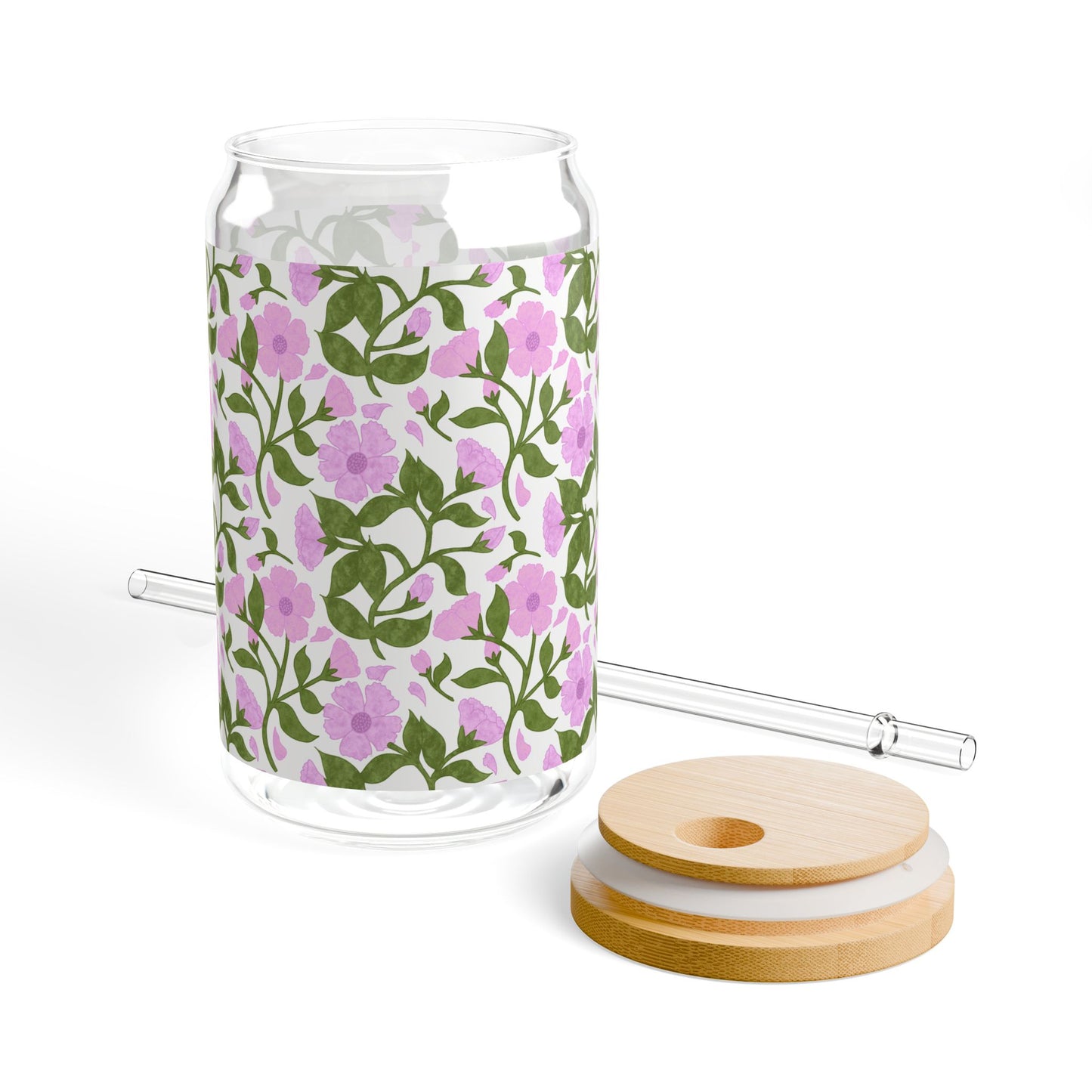 Blooming Grace Sipper Glass, Drinkware for Summer, Eco-Friendly Jar with Straw, Perfect for Picnics and Gardens, Gift for Her, Sustainable [...]