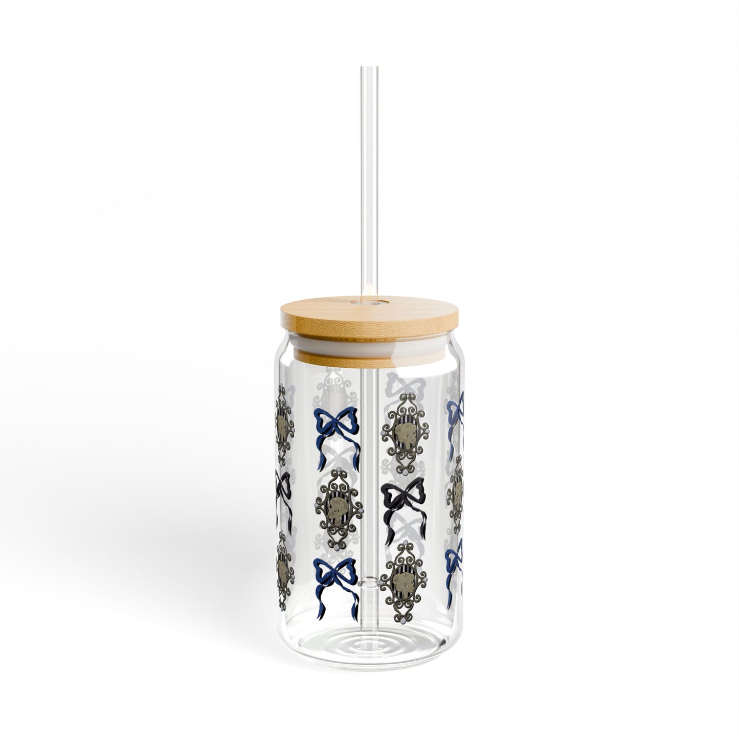 Midnight Gallery Glass Can Cup , Stylish Drinkware, Perfect for Parties, Gifts, Home Decor, Sustainable Living