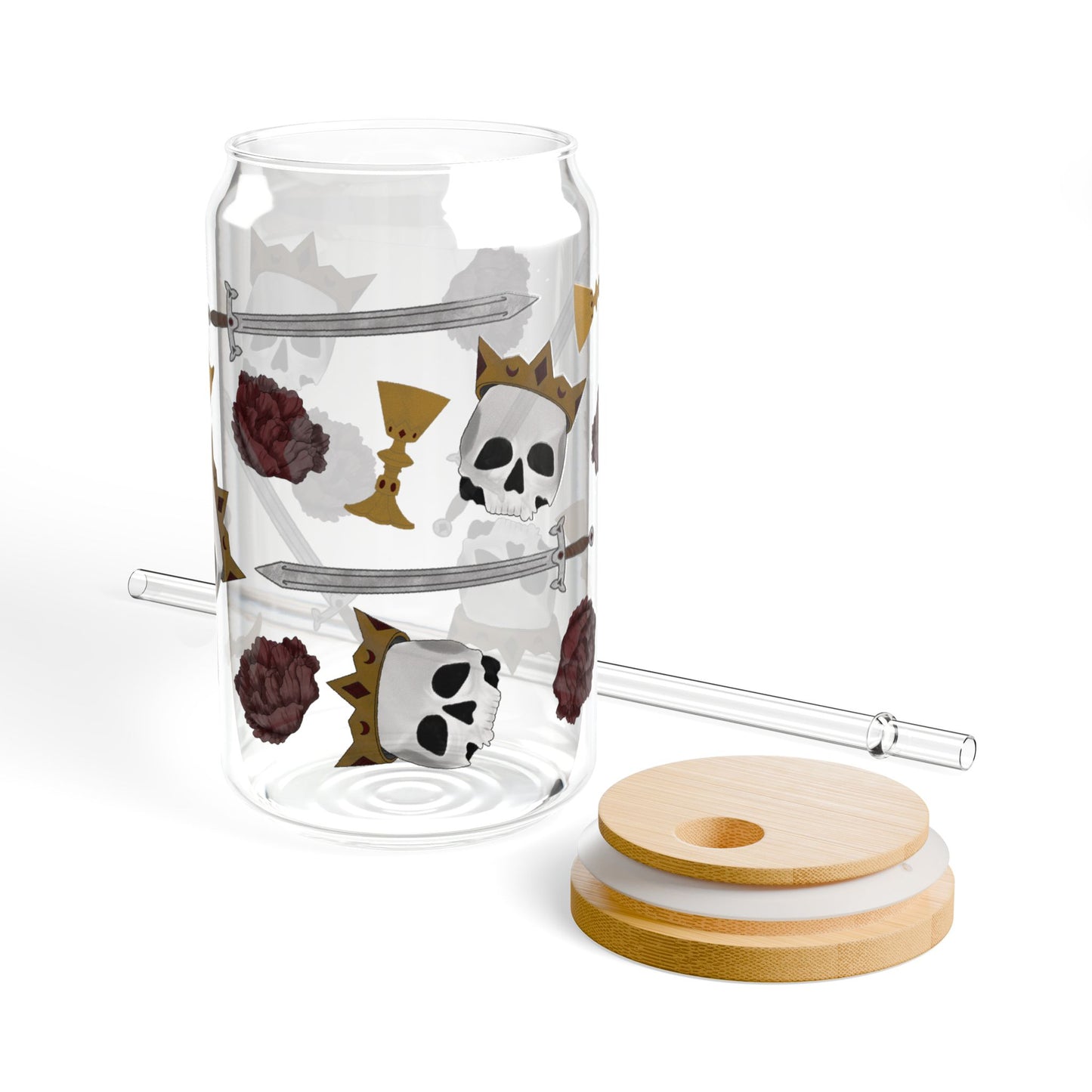 Royal Reaper Sipper Glass, Stylish Drinkware for Parties, Unique Gift for Goth Aesthetics, Eco-Friendly Beverage Container, Perfect [...]